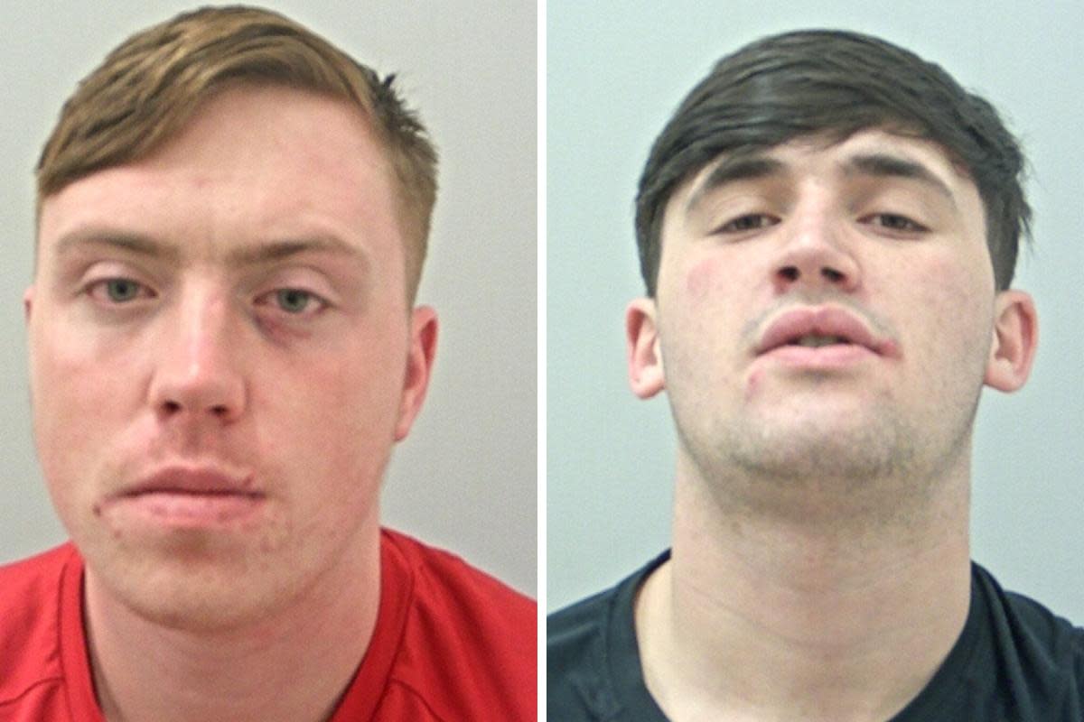 Liam Donlin, left, and Callum Roberts <i>(Image: Lancashire Police)</i>