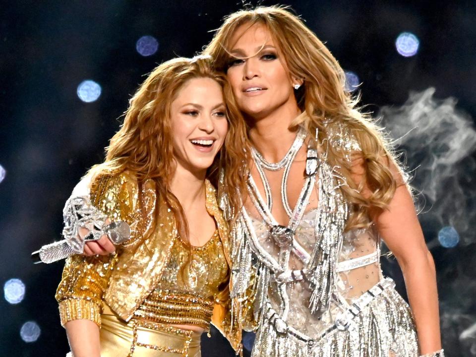 shakira jennifer lopez super bowl halftime 2020