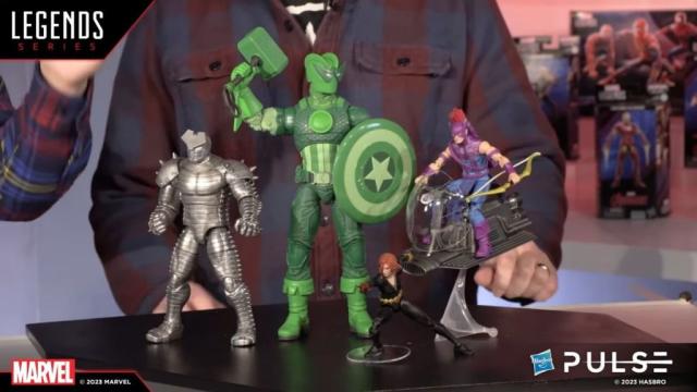 Hasbro Super-Adaptoid Avengers 60th Anniversary Marvel Legends Series  Collectible