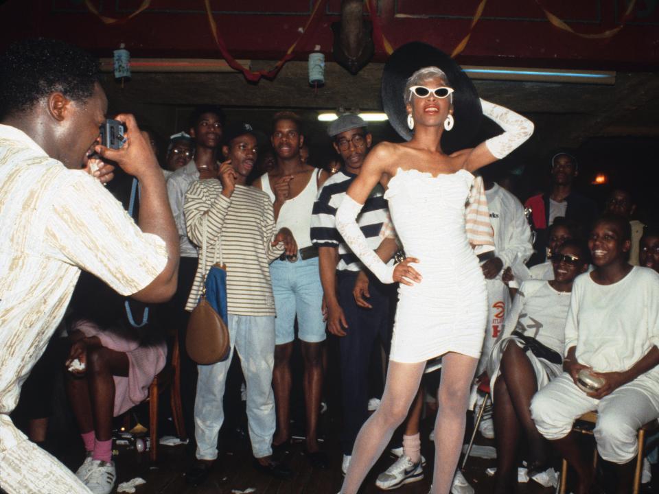 Drag ball in 1988 in New York City, New York. Pictured: Octavia St. Laurent.