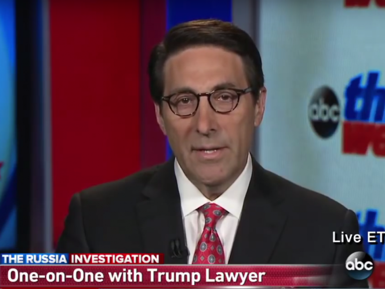 Donald Trump's lawyer says President's right to pardon himself 'cannot be dismissed'