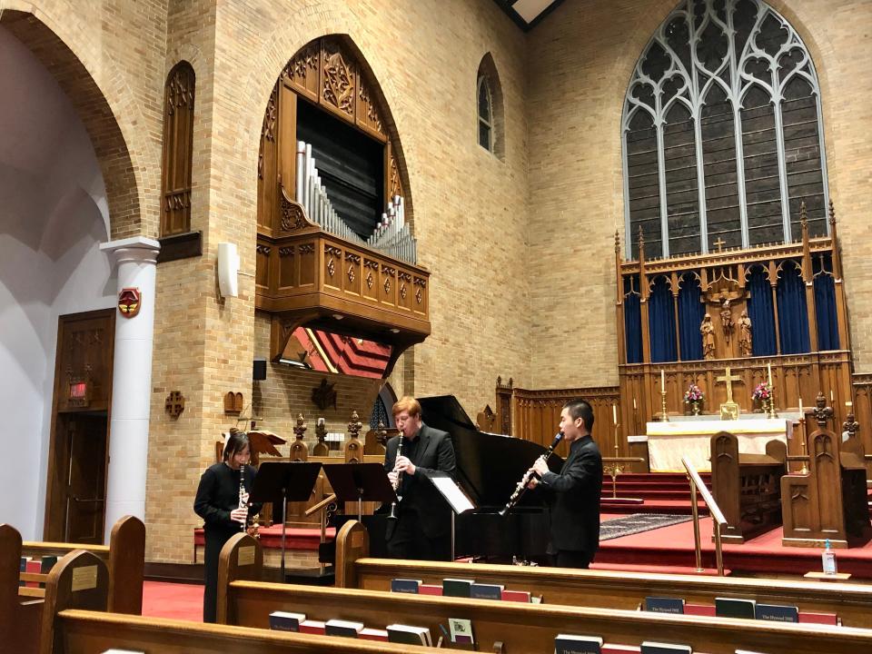 MSU students are putting on a benefit concert, part of the "If Music Be the Food" series, this Saturday, April, 22, at at St. Paul's Episcopal Church in downtown Lansing.