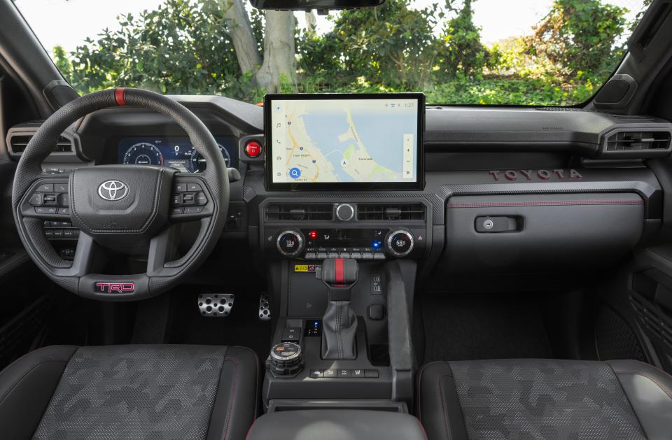 The 2024 Toyota Tacoma interior.