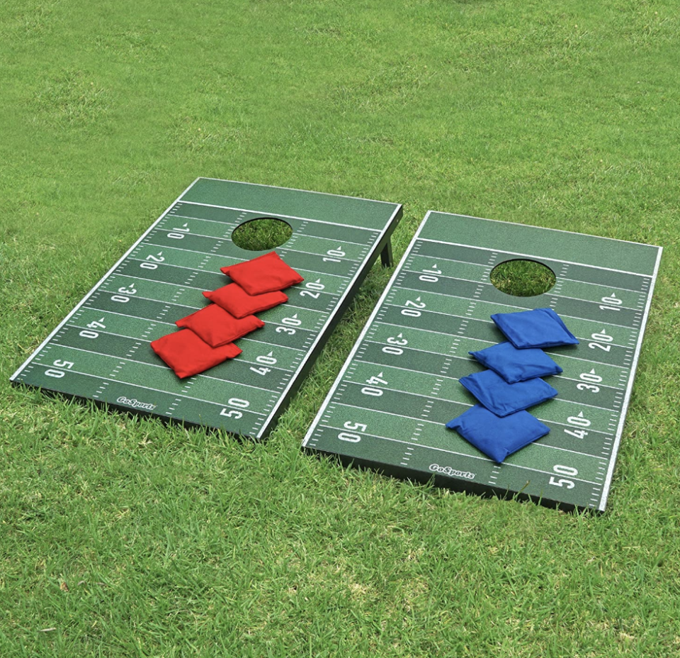 Compete in Cornhole Toss