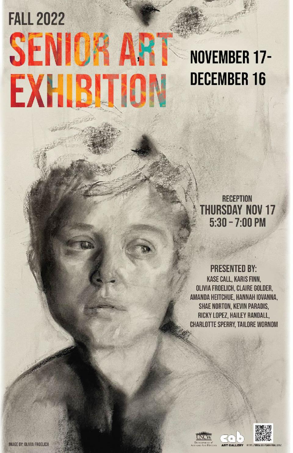 UNCW's senior art exhibit opens Nov. 17.