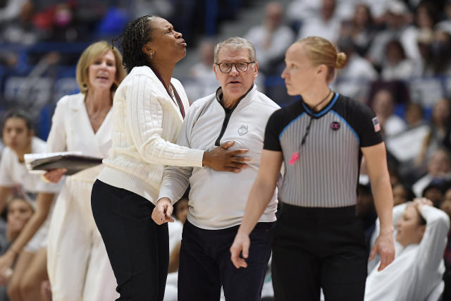 South Carolina coach Dawn Staley sets record straight about her team's  national anthem participation after national title win over UConn 