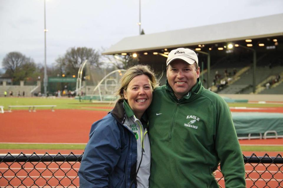 Greg and Carmen Harm coached the Eagle High cross country and track teams together for more than two decades.