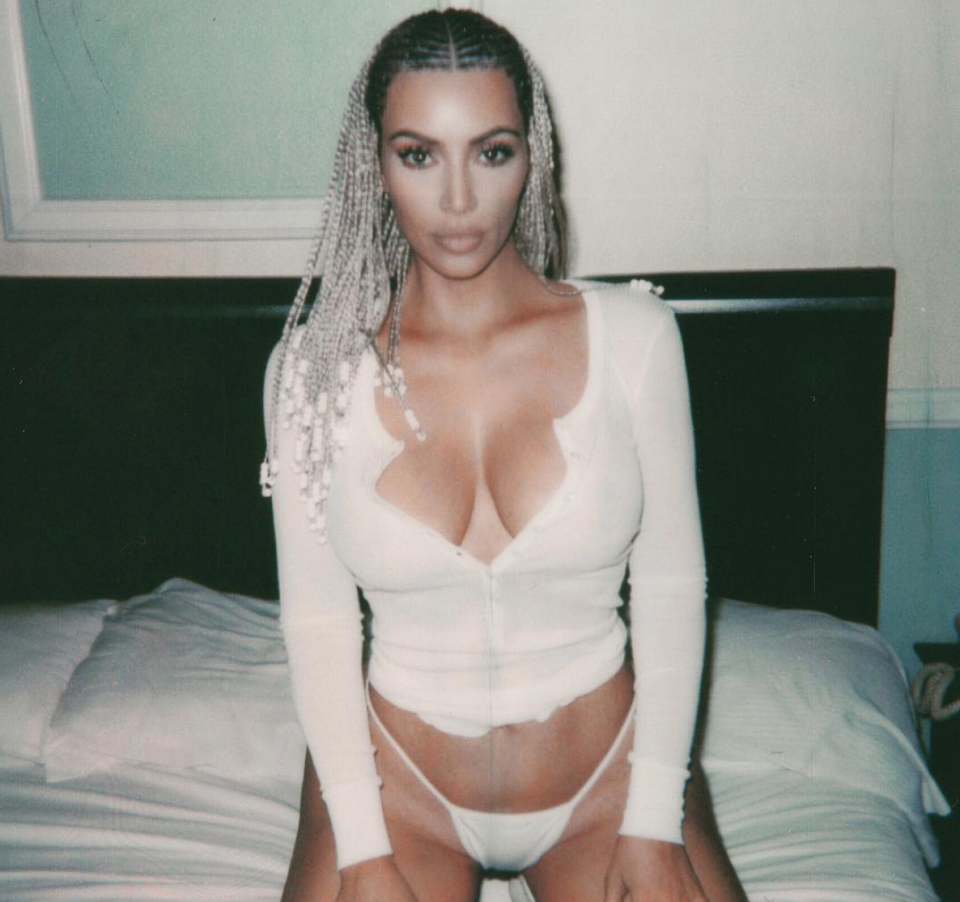 <p>“Bo West,” Kanye West’s wife captioned this one. (Photo: <a rel="nofollow noopener" href="https://www.instagram.com/p/BejDGW4FRRS/?hl=en&taken-by=kimkardashian" target="_blank" data-ylk="slk:Kim Kardashian via Instagram;elm:context_link;itc:0;sec:content-canvas" class="link ">Kim Kardashian via Instagram</a>) </p>