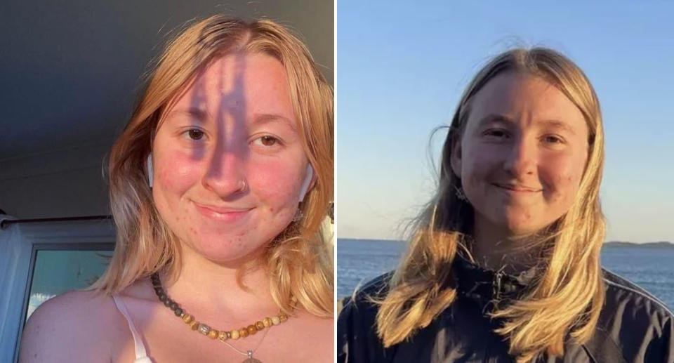 Tamsyn McConnell smiles for a photo at the beach.