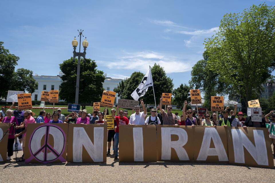 Protest at the White House on June 23, 2019.