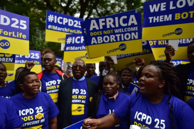 KENYA-DEMONSTRATION-RELIGION - Credit: Simon Maina/AFP/Getty Images