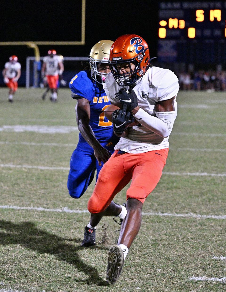 Cardinal Newman football defeated Benjamin 14-6 in a region semifinal playoff game on Nov. 18, 2022 in West Palm Beach.