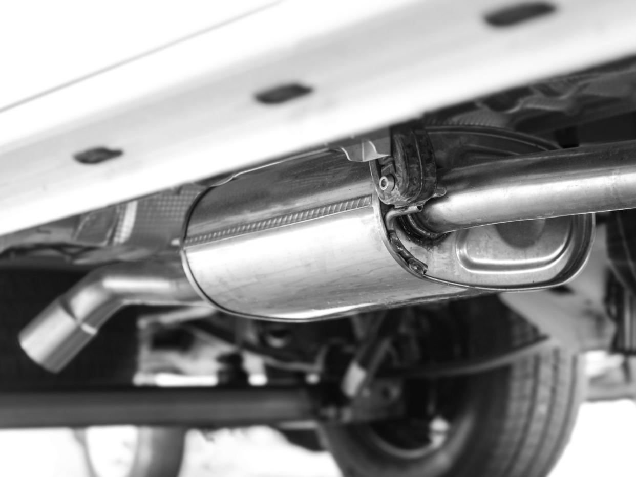 new exhaust system with catalytic converter