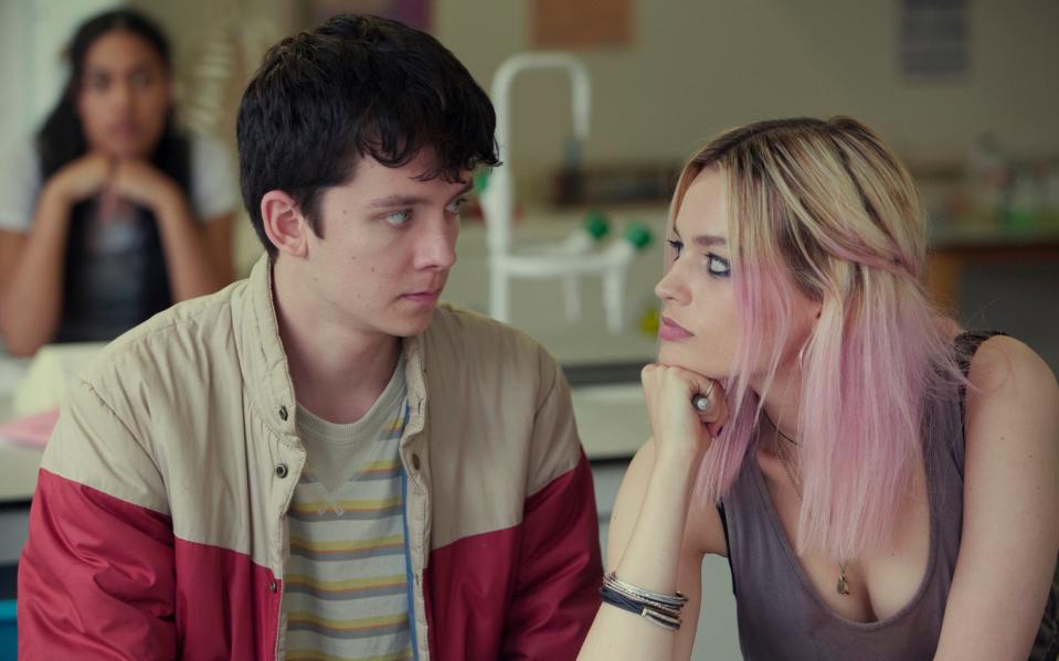 Breakthrough: Mackey with Asa Butterfield in Sex Education - Netflix