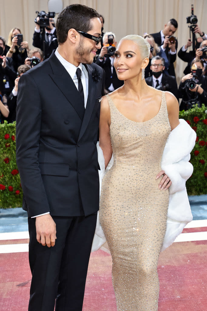 Kim and Pete at the Met Gala