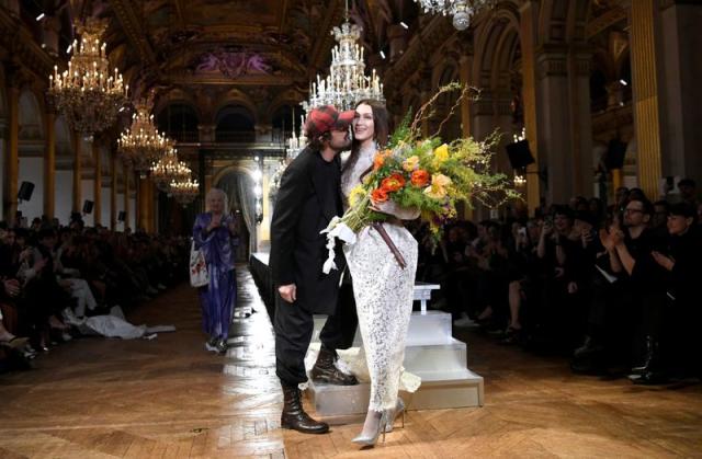 Why Bella Hadid was a bride with a dagger on the Vivienne Westwood catwalk