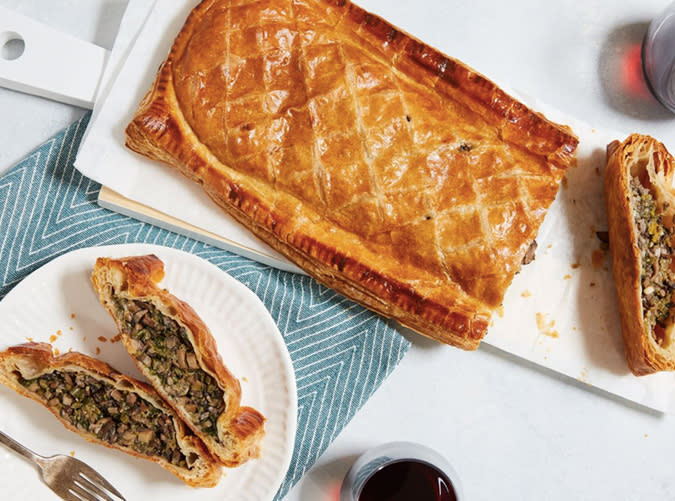 Vegetable Wellington with Mushrooms and Spinach