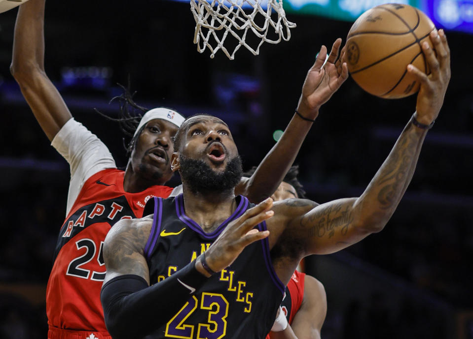 LeBron James。（NBA Photo Robert Gauthier/Los Angeles Times via Getty Images）