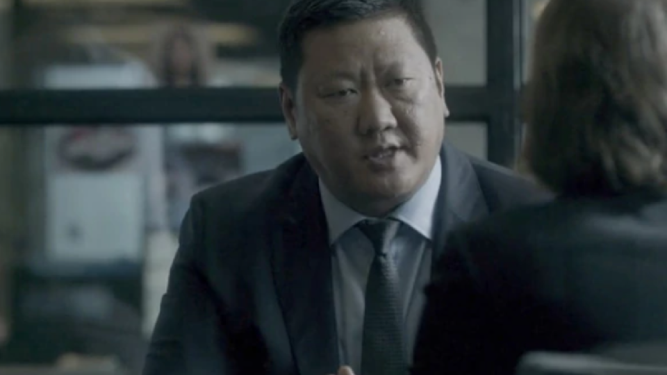 Benedict Wong in Black Mirror.