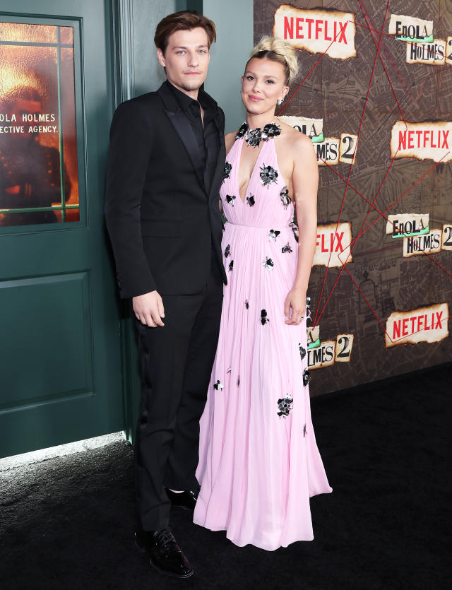 Millie Bobby Brown, Jake Bongiovi Make Their Red Carpet Debut