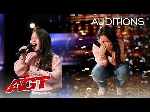 <p>Gold confetti rained down on Roberta, who earned the golden buzzer from Sofía after performing <strong>Lady Gaga</strong> and <strong>Bradley Cooper</strong>'s iconic <em>A Star Is Born</em> duet "Shallow." Now, her fate lies in the hands of voters at home.</p><p><a href="https://www.youtube.com/watch?v=MHscI4TK55s&t=61s" rel="nofollow noopener" target="_blank" data-ylk="slk:See the original post on Youtube;elm:context_link;itc:0;sec:content-canvas" class="link ">See the original post on Youtube</a></p>