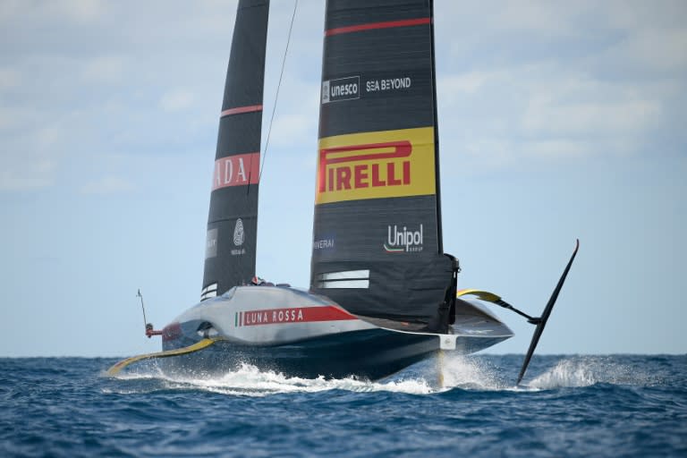 Italy's Luna Rossa Prada Pirelli defeated American Magic to reach the Louis Vuitton Cup final (Josep LAGO)