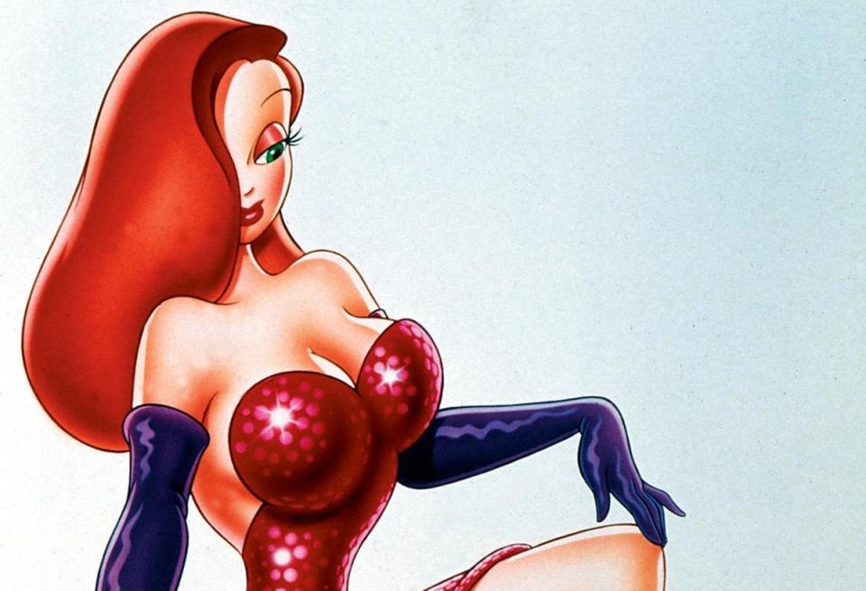 Jessica Rabbit’s impossibly curvy figure has become iconic (Who Framed Roger Rabbit)