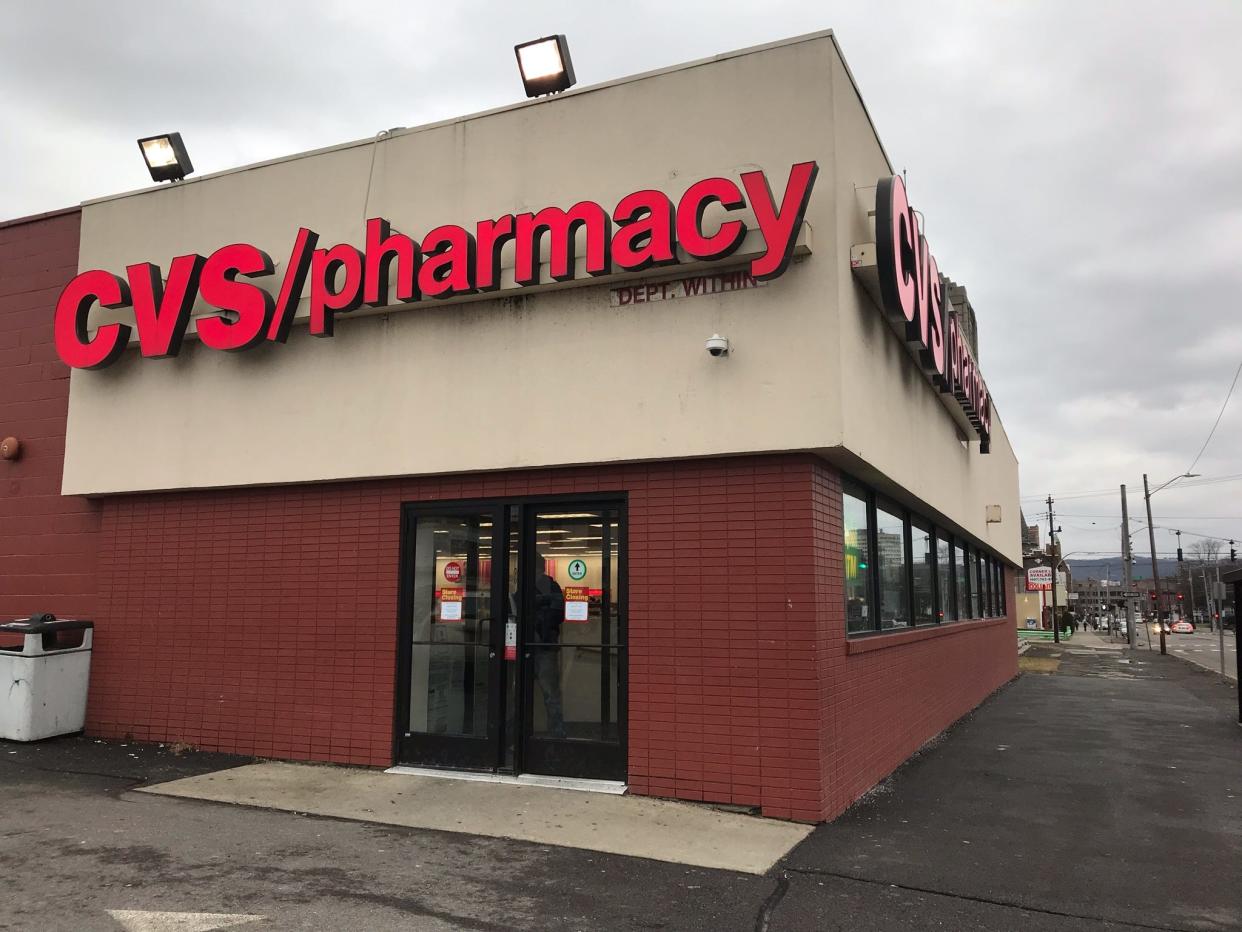 A branch of CVS Pharmacy, located on 68 Main Street in Binghamton, is closing Friday.