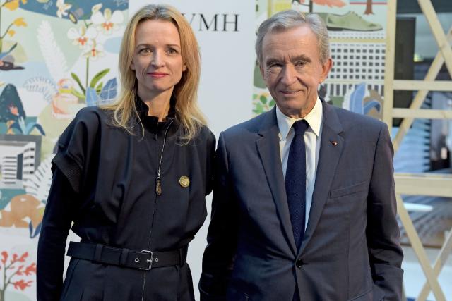 Bernard Arnault attending the Louis Vuitton show as part of Paris