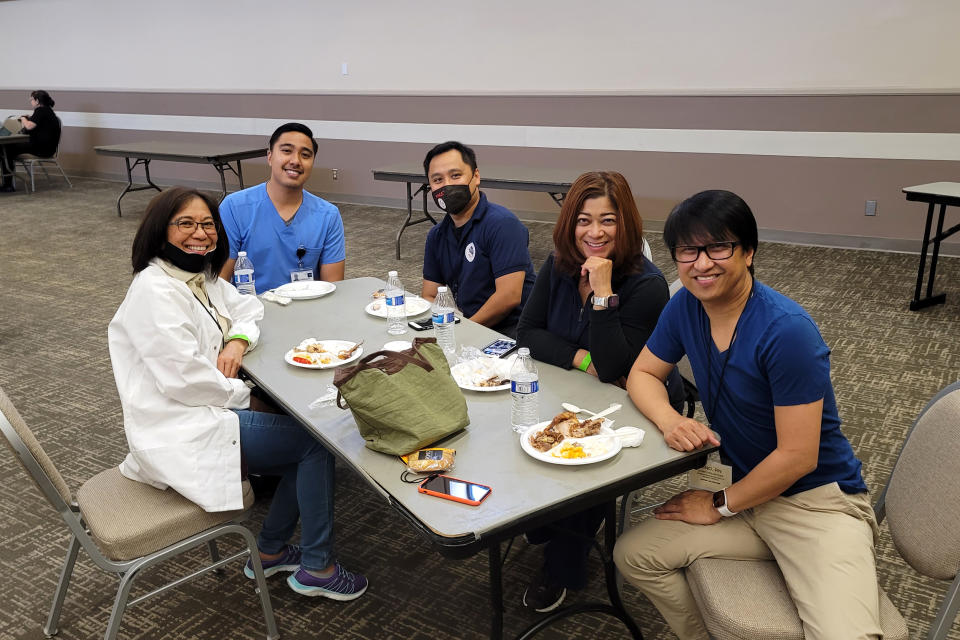 Image: On June 5, community leaders helped with a pop up vaccination clinic in Carson, California. (Fred Docdocil)