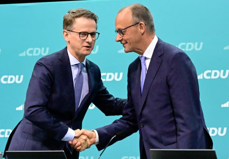 Der CDU-Parteitag hat Generalsekretär Carsten Linnemann klar im Amt bestätigt. (Tobias SCHWARZ)