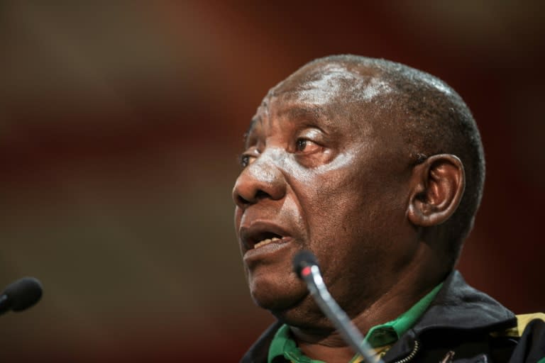 In his maiden speech as new ANC chief, Cyril Ramaphosa called for party unity