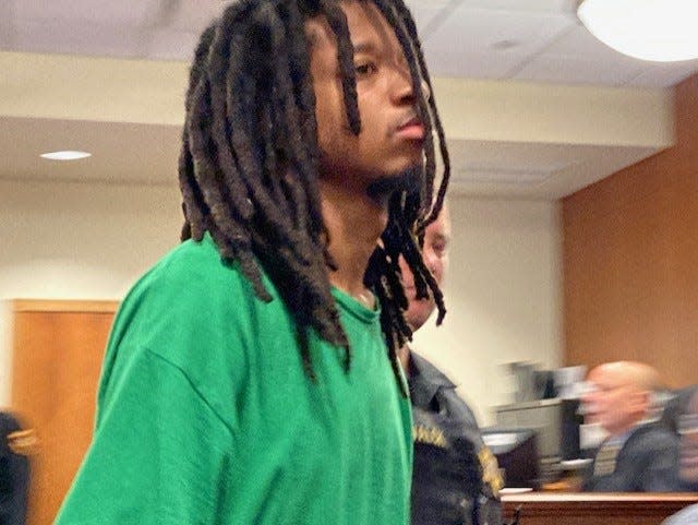 Rashid Ali Bynum in court on Monday.