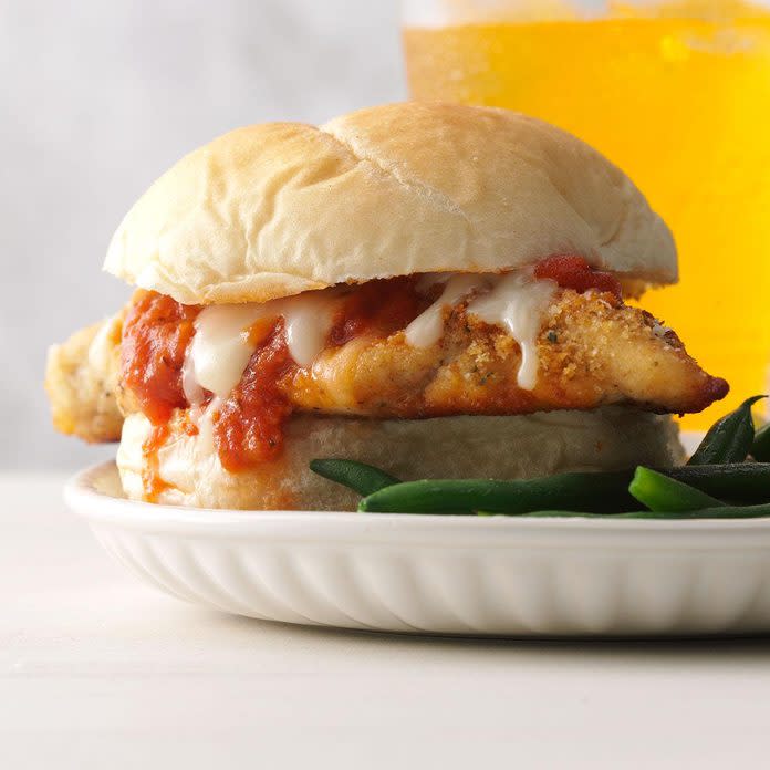 Weeknight Chicken Mozzarella Sandwiches