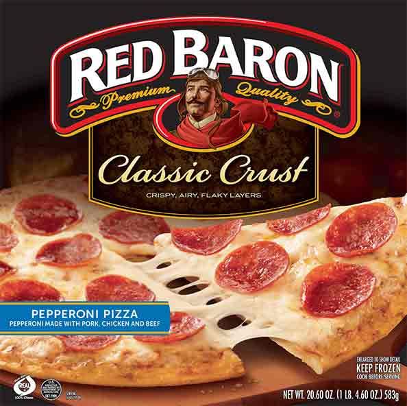 2. Red Baron Classic Crust Pepperoni Pizza