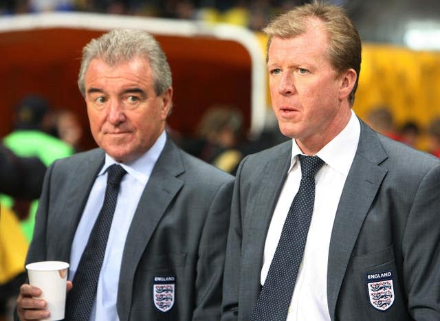 Terry Venables during his time as Steve McClaren's assistant