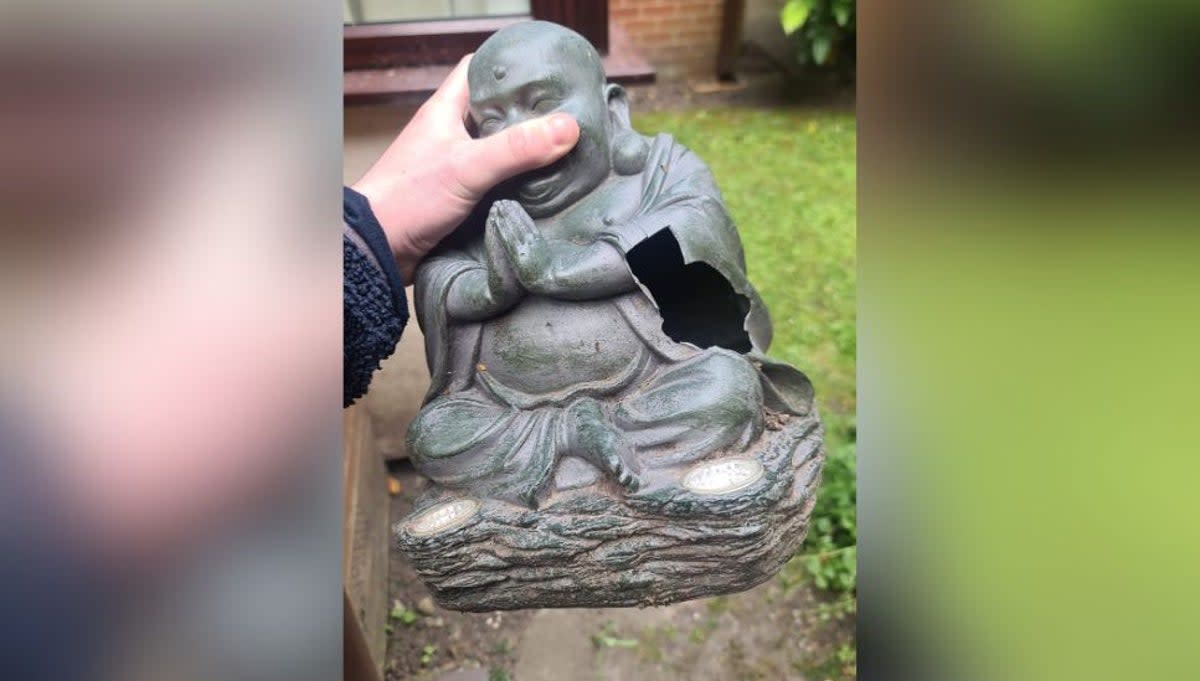 Josh says he has not seen the Buddha since moving his neighbour’s bin (Joshua ‘Josh’ Val Martin)