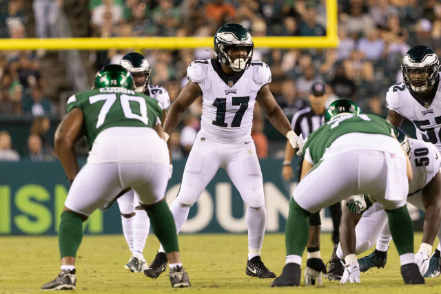 Eagles' Nakobe Dean Questionable to return against Patriots