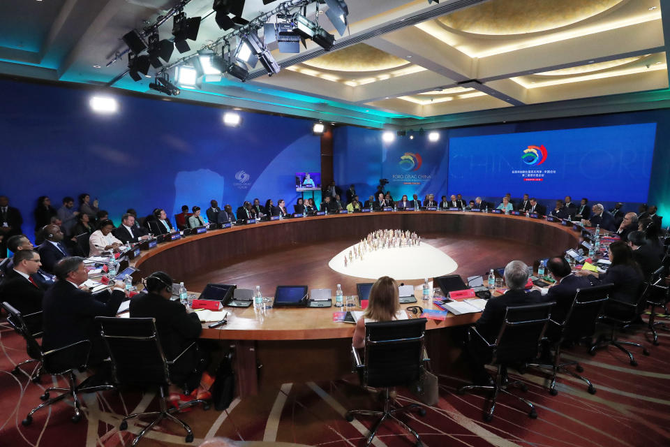 Vista general de la II Reunión Ministerial del Foro CELAC-China, inaugurada el lunes 22 de febrero de 2018, en Santiago (Chile). La reunión puso a prueba la capacidad de la comunidad latinoamericana como interlocutor regional con la segunda potencia mundial, en medio de un escenario multilateral cambiante. EFE/Mario Ruiz