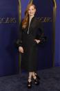 <p><strong>7 March </strong></p><p>Jessica Chastain went for a timeless Gucci black dress. </p>