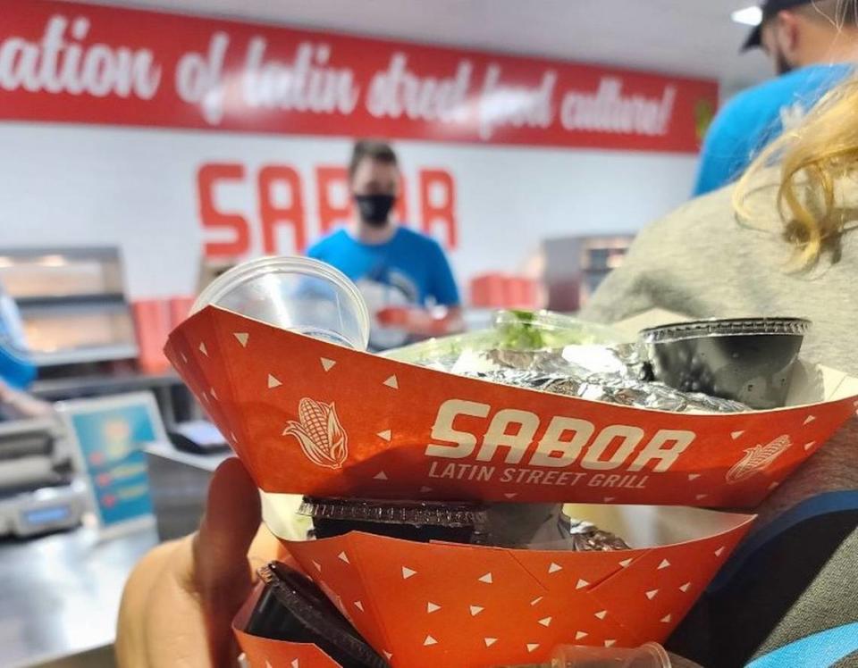 Charlotte favorite Sabor is among the food options for Carolina Panthers games at Bank of America Stadium.