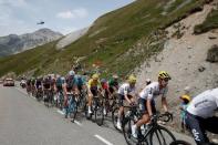 Cycling - The 104th Tour de France cycling race - The 183-km Stage 17 from La Mure to Serre-Chevalier, France - July 19, 2017 - Team Sky rider and yellow jersey Chris Froome of Britain in action. REUTERS/Benoit Tessier