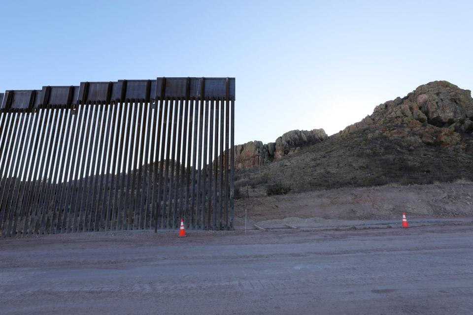 Construction Of Border Wall Continues In Arizona