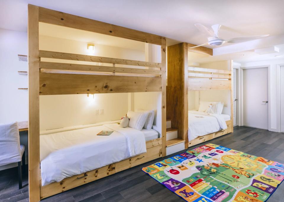 The All-Movie Hotel has bunk bed rooms