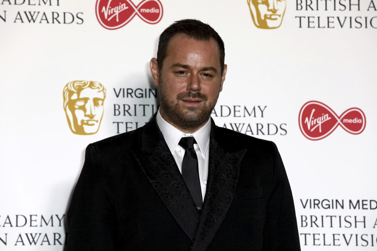 Actor Danny Dyer poses for photographers at the 2019 BAFTA Television Awards in London, Sunday, May 12, 2019.(Photo by Grant Pollard/Invision/AP)
