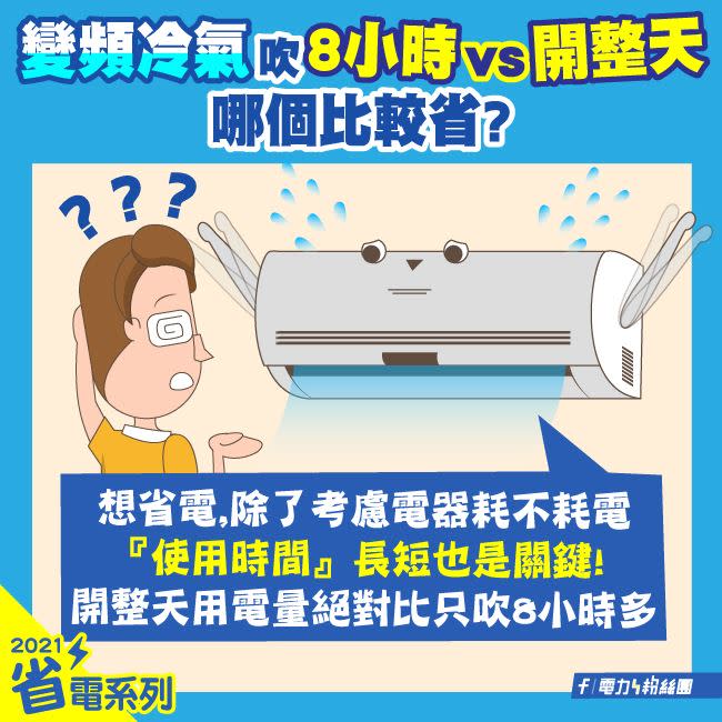 台電省電方法。（圖／翻攝自電力粉絲團臉書）