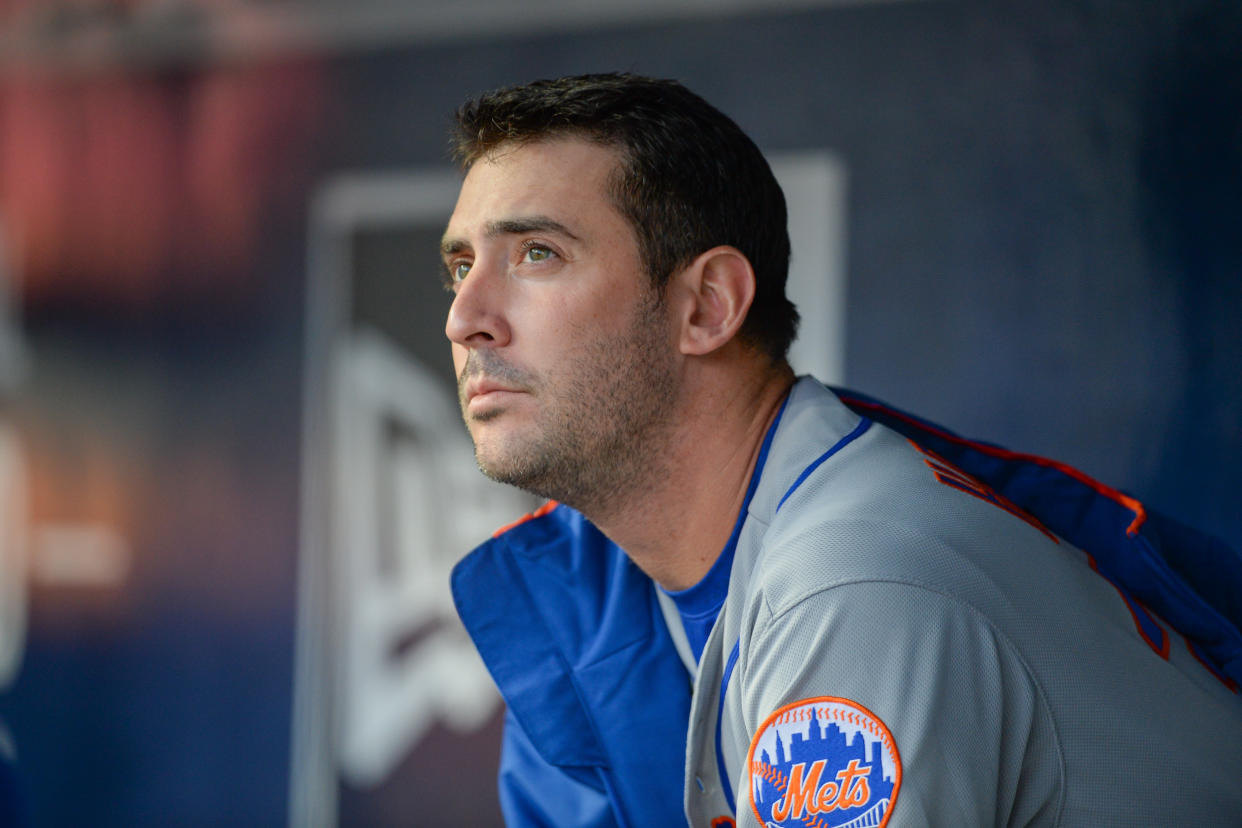 Matt Harvey pitched for the Mets, Reds, Angels, Royals and Orioles in his nine MLB seasons. (Photo by Rich von Biberstein/Icon Sportswire via Getty Images)