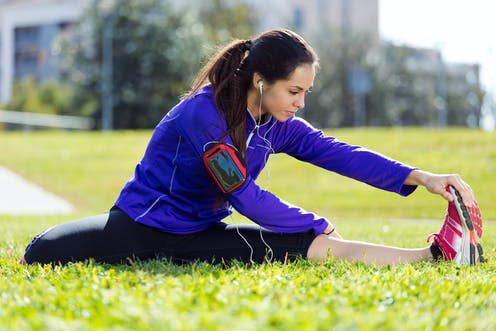 <span class="caption">Static stretching should be avoided before a workout.</span> <span class="attribution"><a class="link " href="https://www.shutterstock.com/image-photo/outdoor-portrait-young-woman-stretching-preparing-231069664" rel="nofollow noopener" target="_blank" data-ylk="slk:Josep Suria/ Shutterstock;elm:context_link;itc:0;sec:content-canvas">Josep Suria/ Shutterstock</a></span>