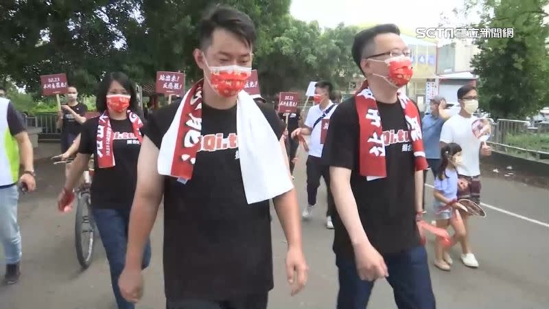 陳柏惟邁入百時苦行第4日，手臂已曬成明顯色差。