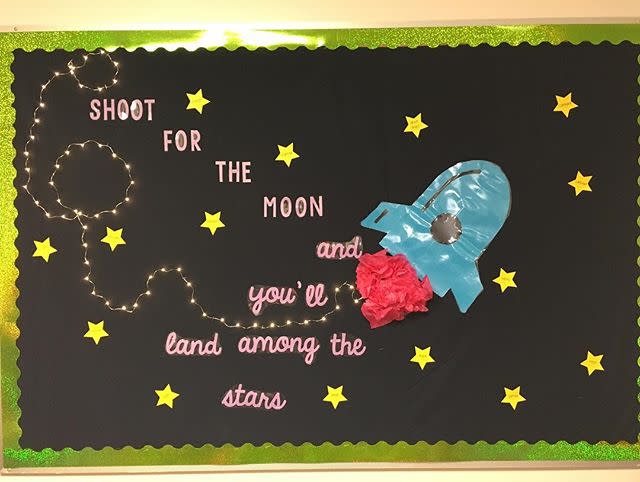 32) Rocket Ship Bulletin Board